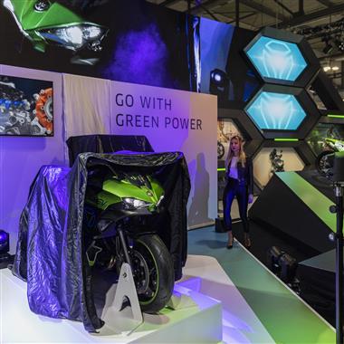 Kawasaki Reveals Carbon Neutrality Plans At EICMA Go With Green Power