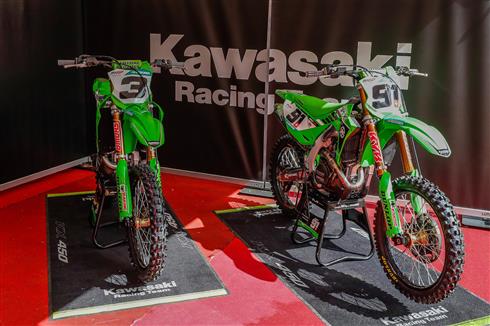 Kawasaki teams are ready for the motocross GP opener