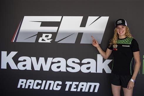 Lotte van Drunen joins F&H Kawasaki