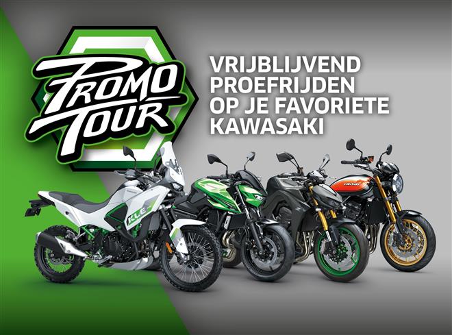 De 2026 Kawasaki Promo Tour kalender is bekend!