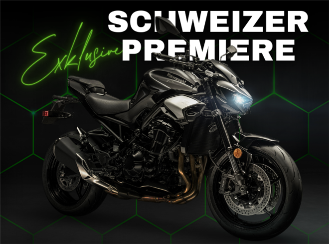 Exklusive Schweizer Premiere der neuen Z900 am 16. November 2024