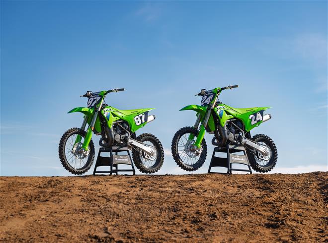 Neue Kawasaki KX85  – neu definiert und gebaut für Siege