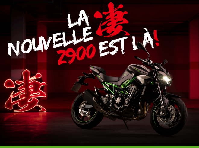 La nouvelle Kawasaki Z900 est là! 