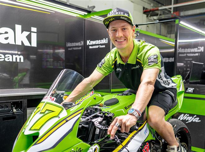 Aegerter Signs For Kawasaki WorldSSP Team