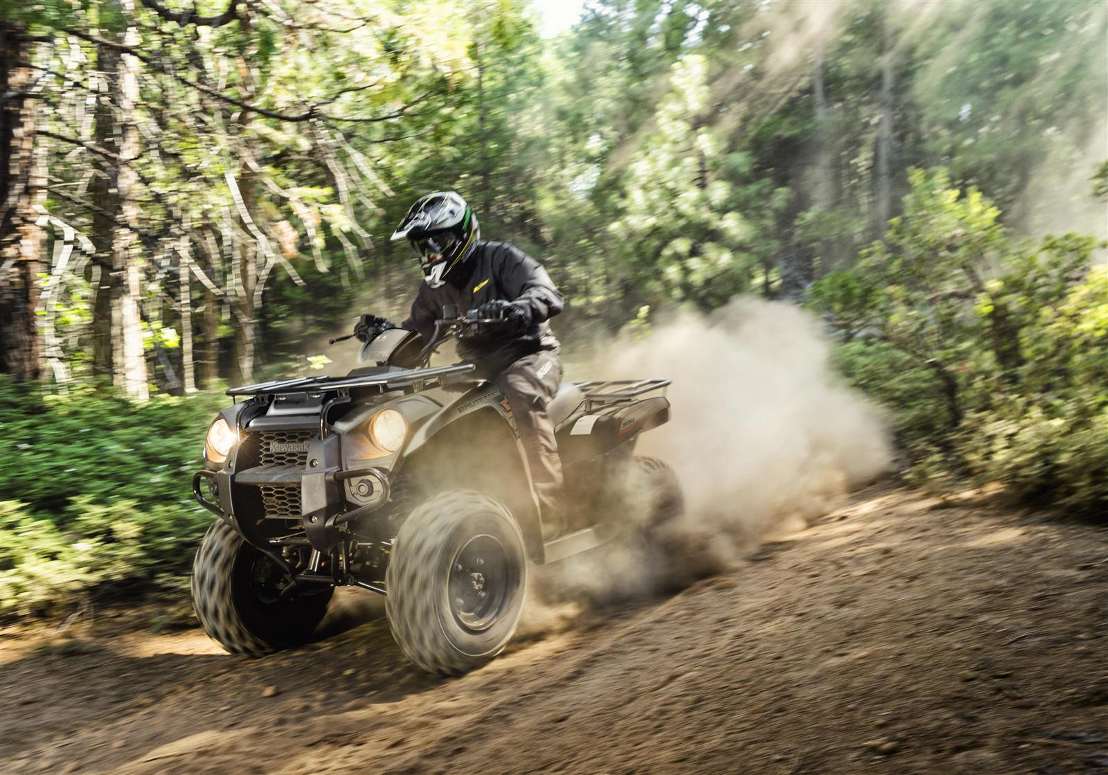 New graphic look for 2018 Kawasaki Brute Force ATVs