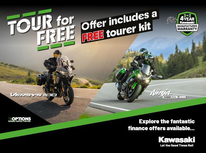 Tour For Free With The Ninja 1100SX and Versys 1100 Families!