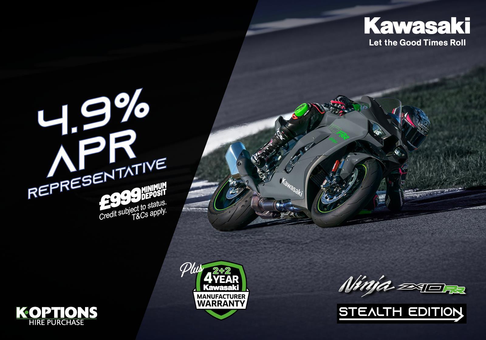 Ninja ZX-10RR Stealth Edition now available!