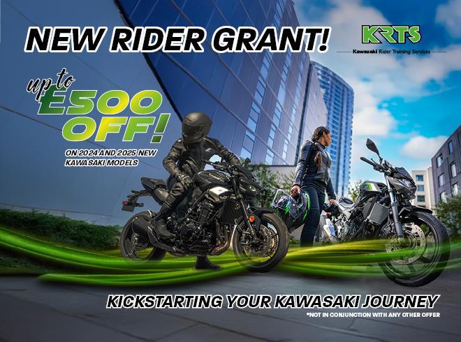 Kawasaki Launch ‘New Rider Reward’ Across A Range Of Machines! 