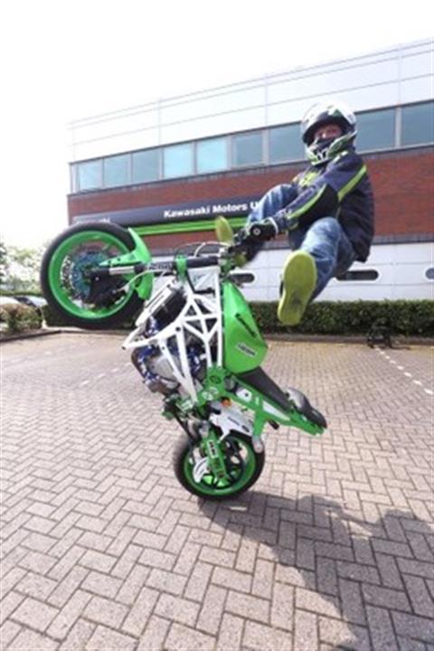 Kawasaki to sponsor Stunt Champion Lee Bowers