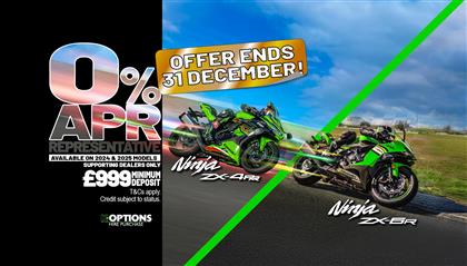 Ninja ZX-4RR and Ninja ZX-6R now available with 0% HP and 3.9% PCP APR Representative
