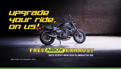 Cruise away with a free Arrow exhaust! 