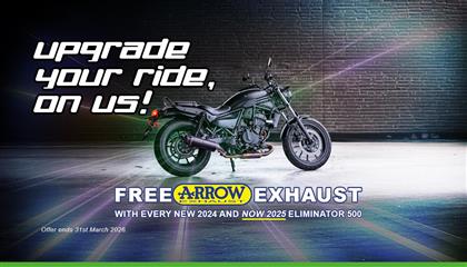 Cruise away with a free Arrow exhaust!