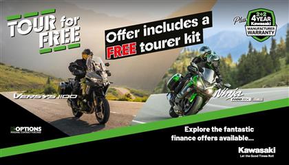Tour For Free With The Ninja 1100SX and Versys 1100 Families!