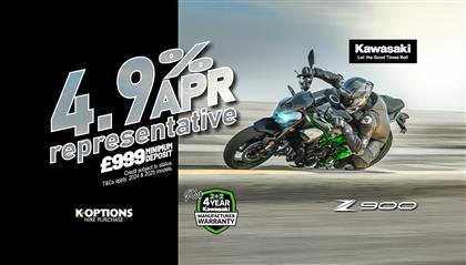 Ride away on your dream Kawasaki this summer 