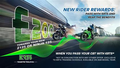 Kawasaki launches £200 new rider promotion