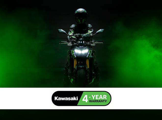 4 letá záruka a 4 letá záruka mobility ke každé nové Kawasaki zdarma!