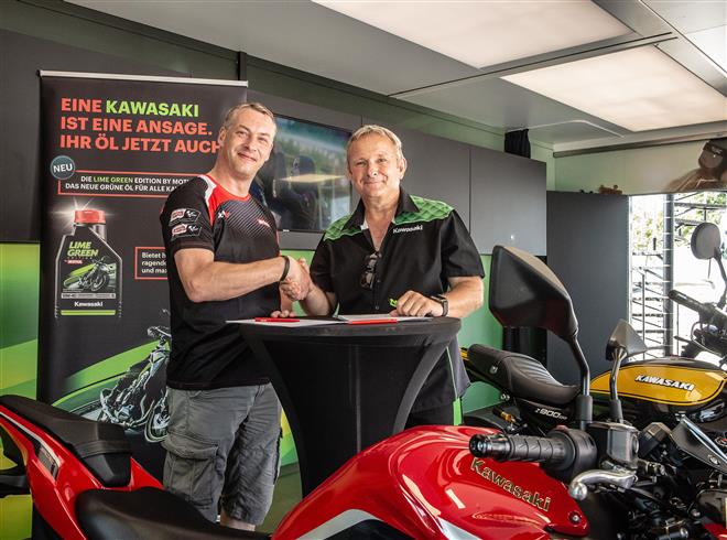Kawasaki verlängert die Partnerschaft mit Motul