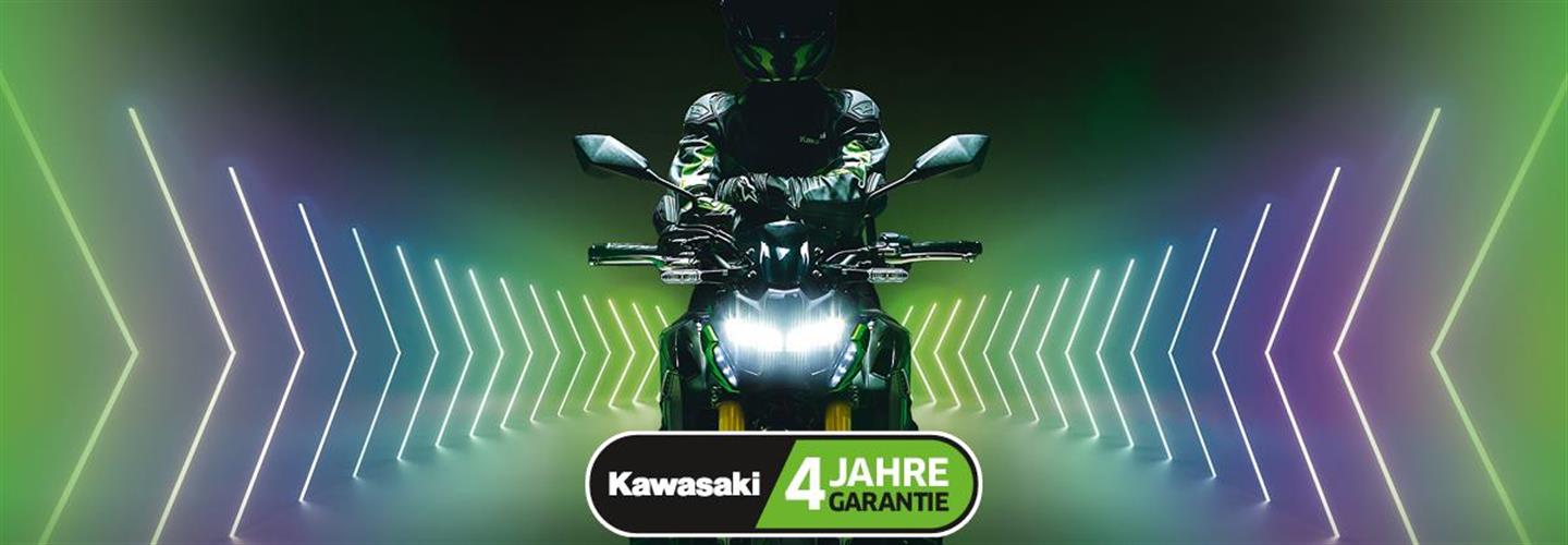 Kawasaki 4-Jahre Garantie