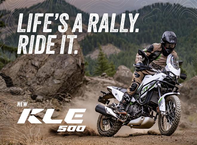  Kawasaki presenta en primicia en España la nueva KLE 500 