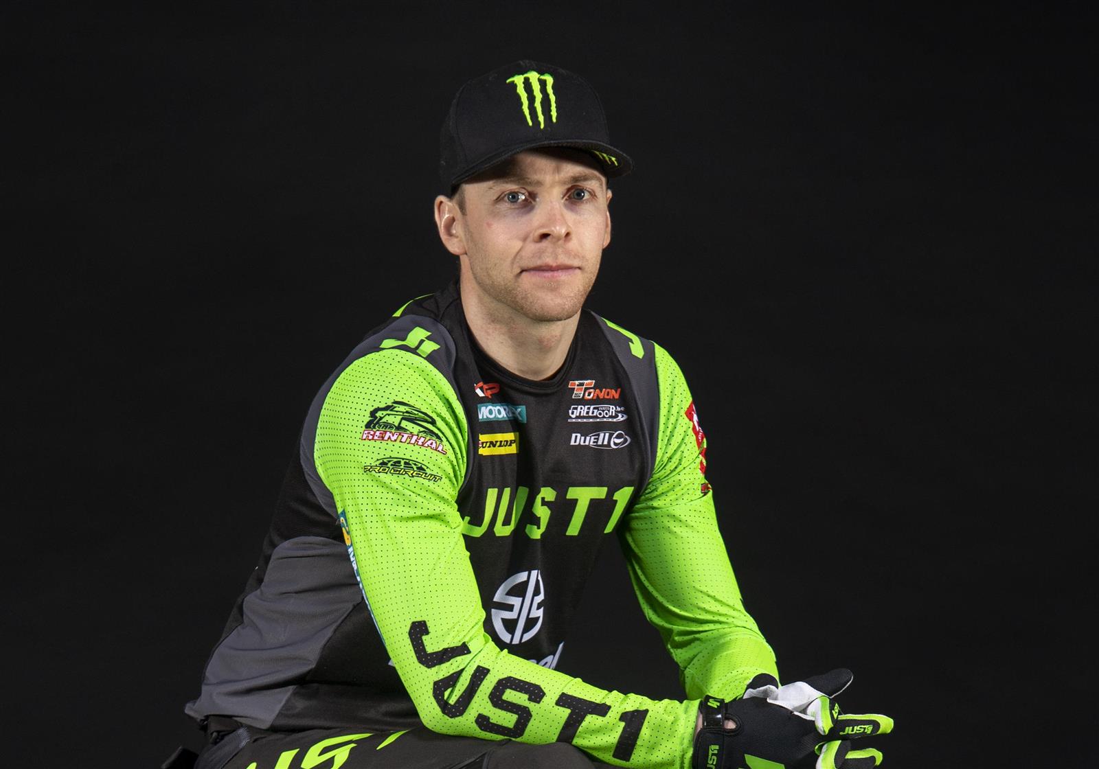 T-shirt Réplique Romain Febvre Kawasaki Racing Team - Taille M, Motocross, Logo Kawasaki Visible
