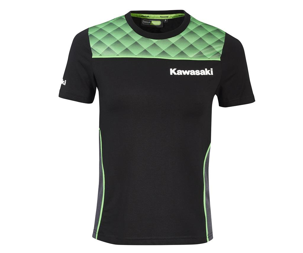 Kawasaki Green Logo Black Shirt 