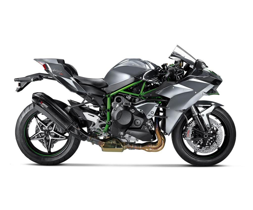 Kawasaki Ninja H2 ZX1000N ZXT00N Exhaust akrapovic akra muffler 