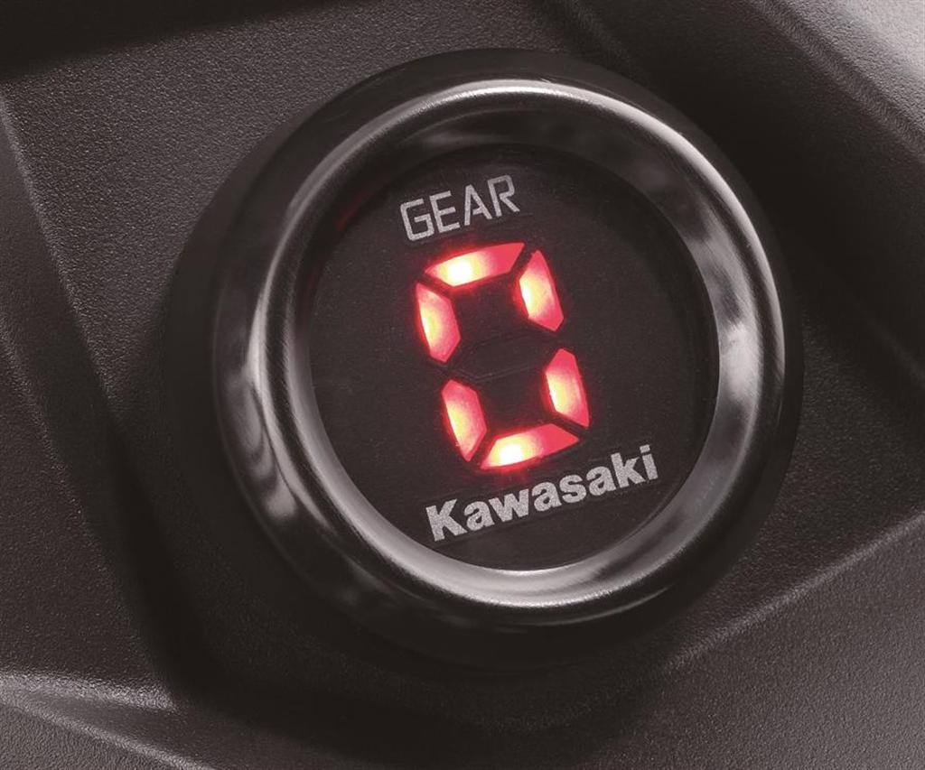 Indicateur de rapport engagé moto Kawasaki