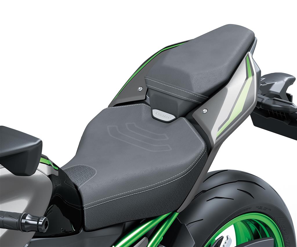 Genuine Kawasaki accessory design seat 2-tone black-gray