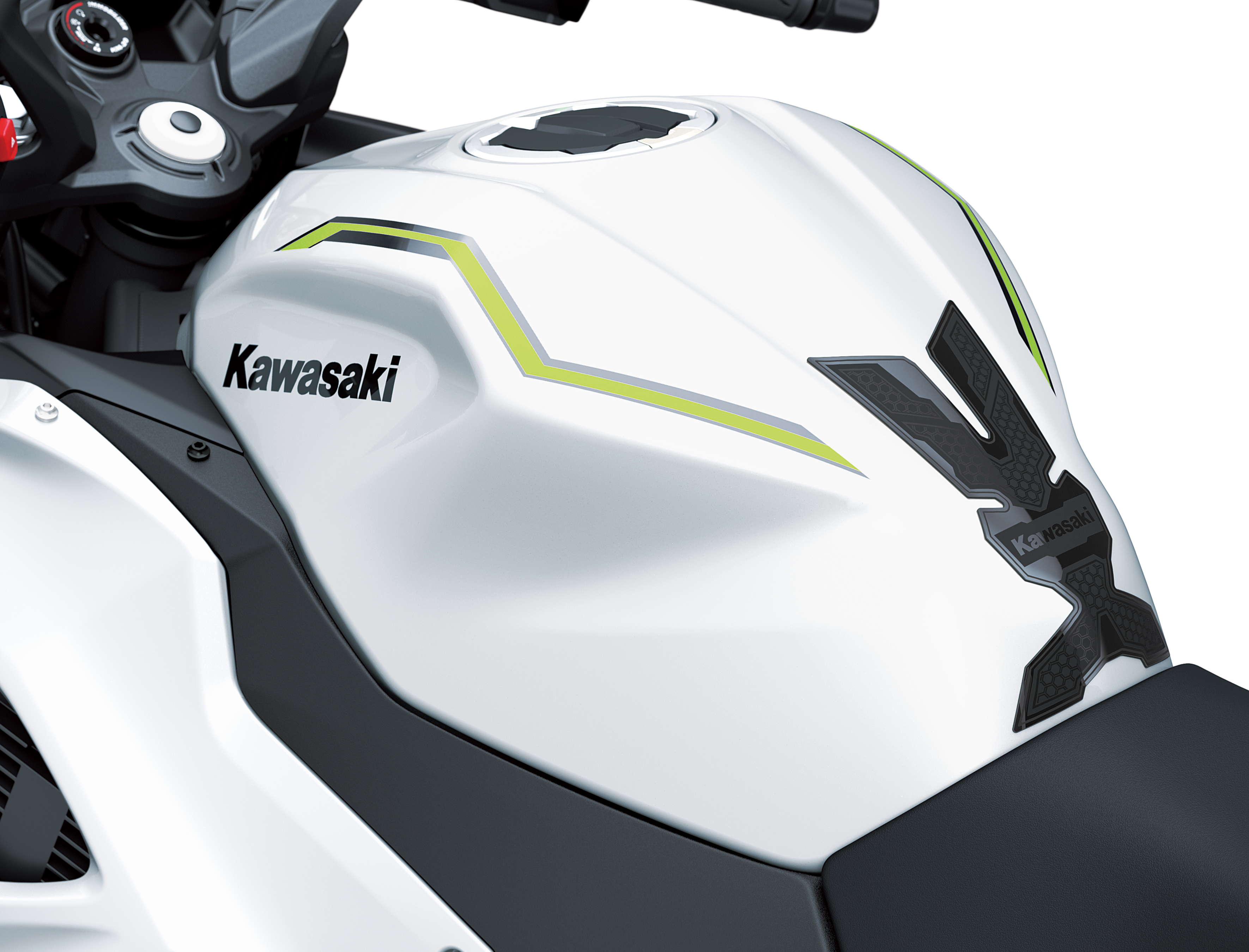 Genuine Kawasaki accessory tank pad for Ninja 7 Hybrid and Z 7 