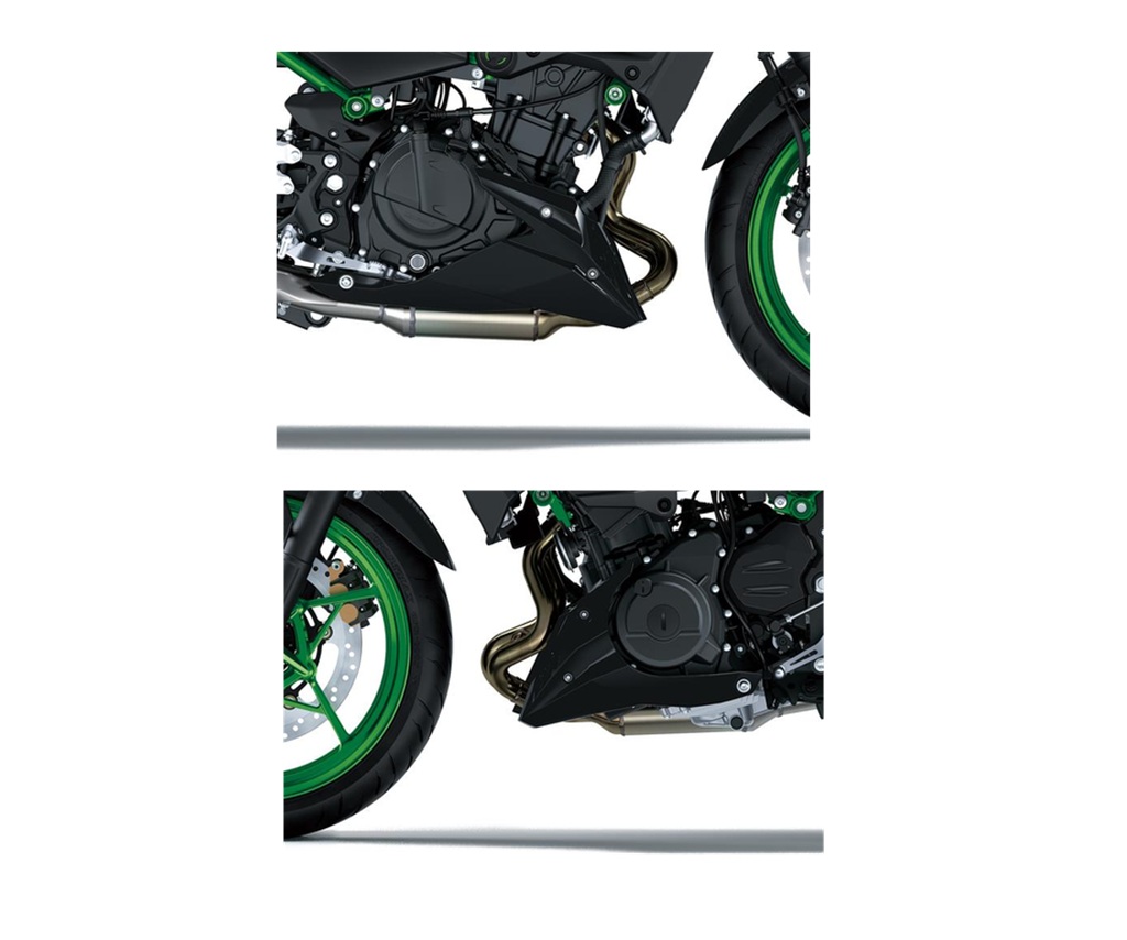シンボリルドルフ AVANTI Genuine Kawasaki accessory lower cowling bellypan for Z500