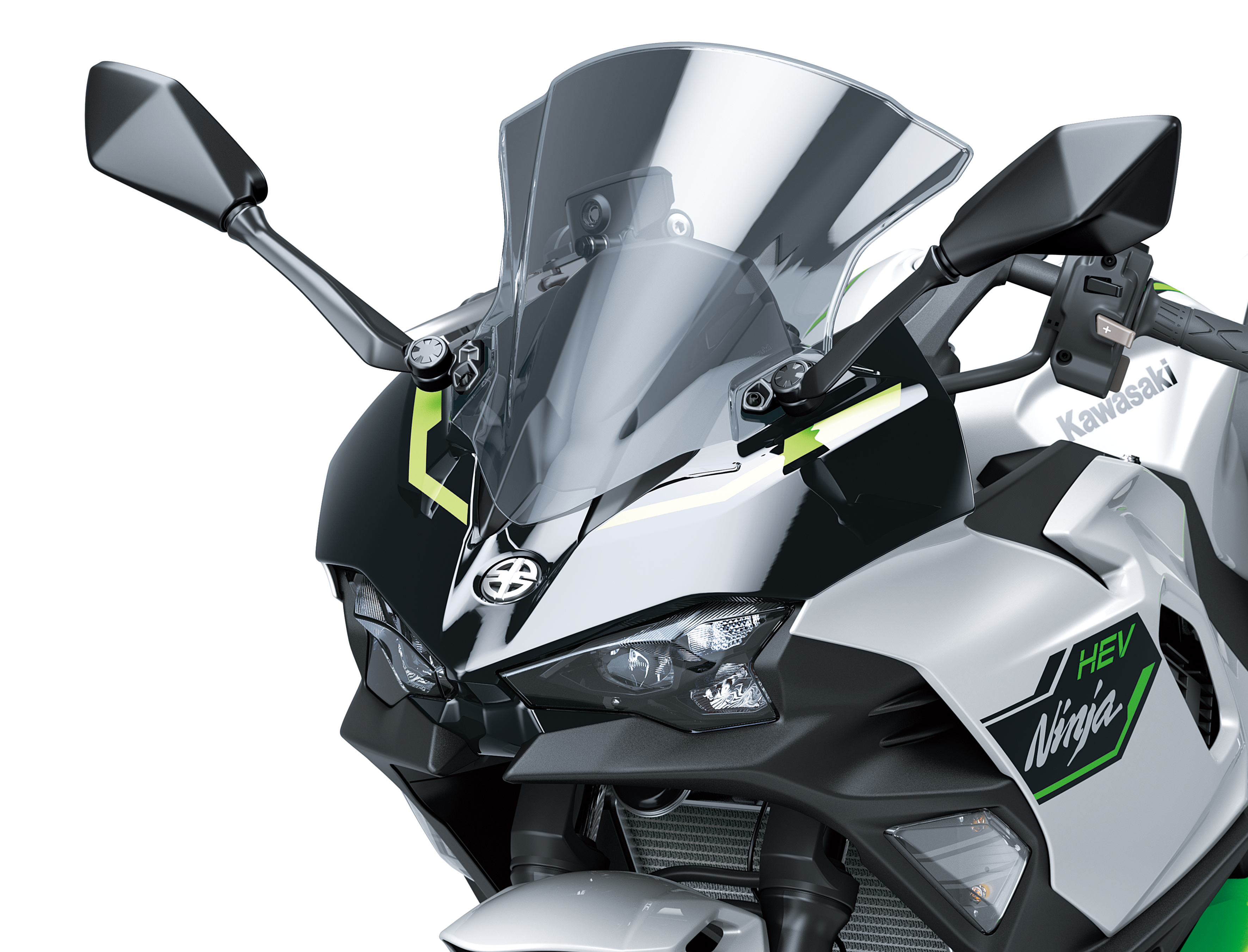 Genuine Kawasaki accessory large windshield for Ninja 7 Hybrid 