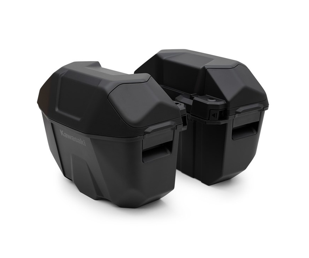 Maletas Laterales 2x21L (KLE), Genuine Kawasaki Accessory pannier