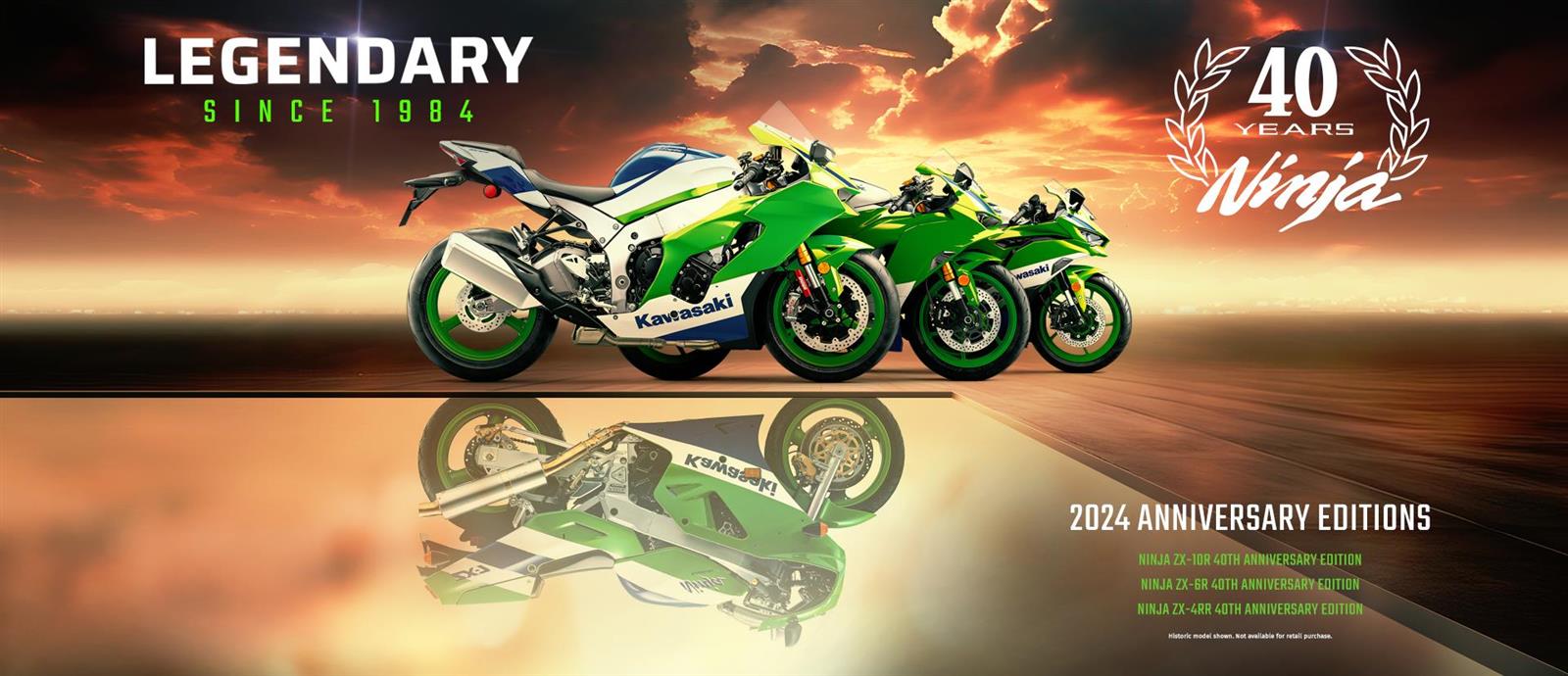 Ninja ZX4RR 40th Anniversary 2024 Kawasaki België