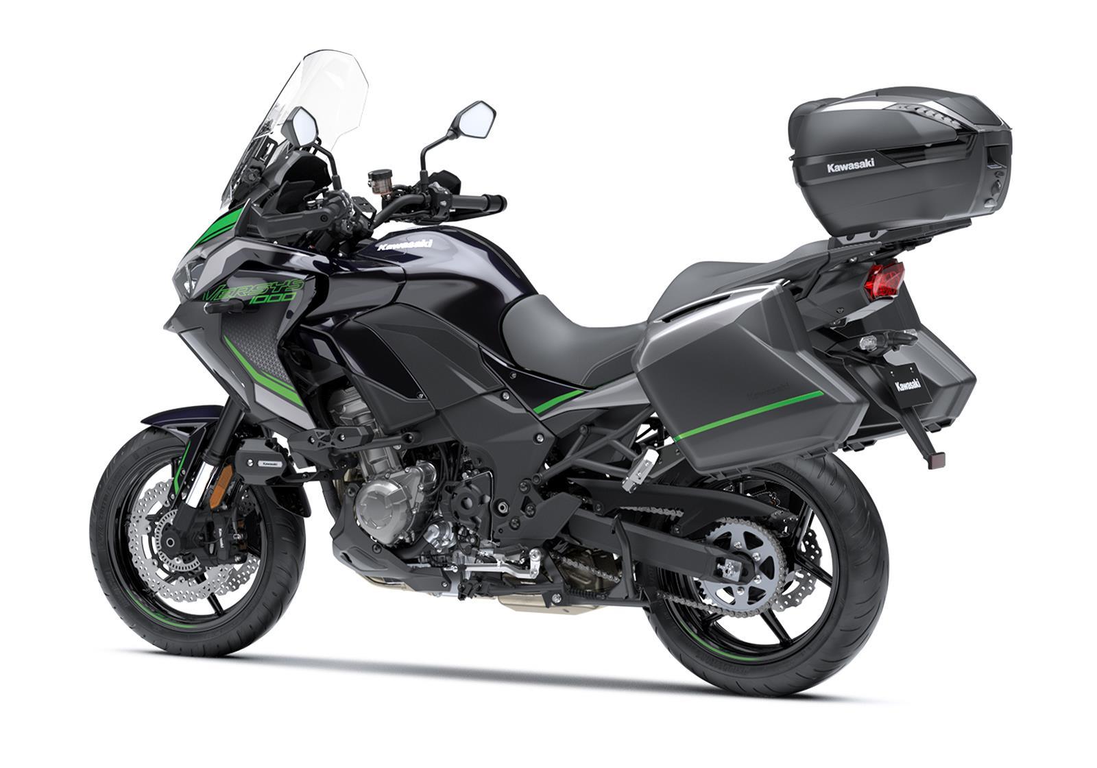 Staffa GPS Per Pozzetto Kawasaki Versys 1000 2018-2024, Diametro 22 Mm, In Acciaio Inox Nero