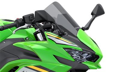 Bulle Sport Fumée Malossi Pour Kawasaki J300 (2014-2017) - Référence 1084792001, Neuf Sous Boîte