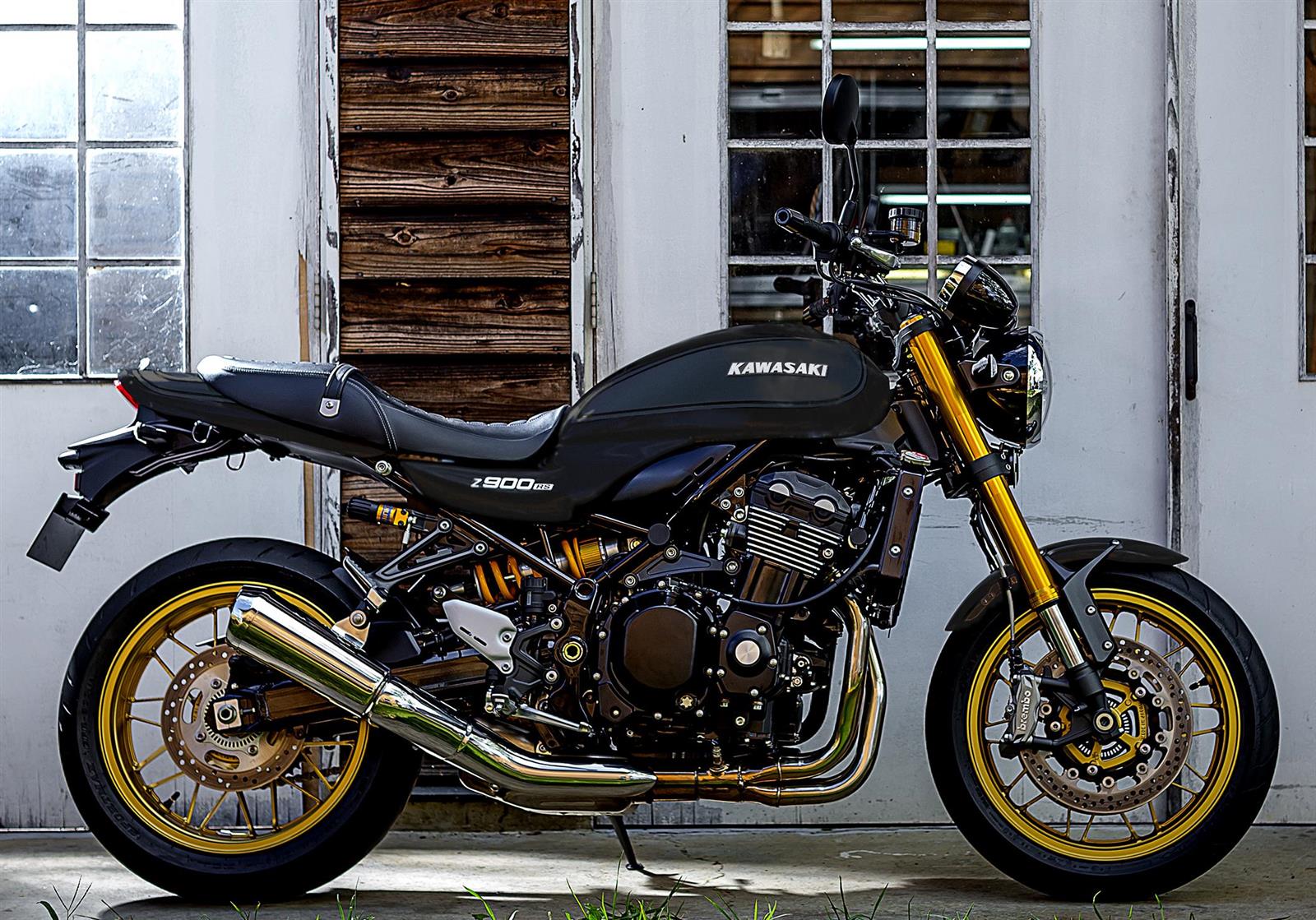 Kit Rétroviseurs Moto Sportifs - Compatible Kawasaki Z900 Et Z900RS, Design CNC, Homologué E