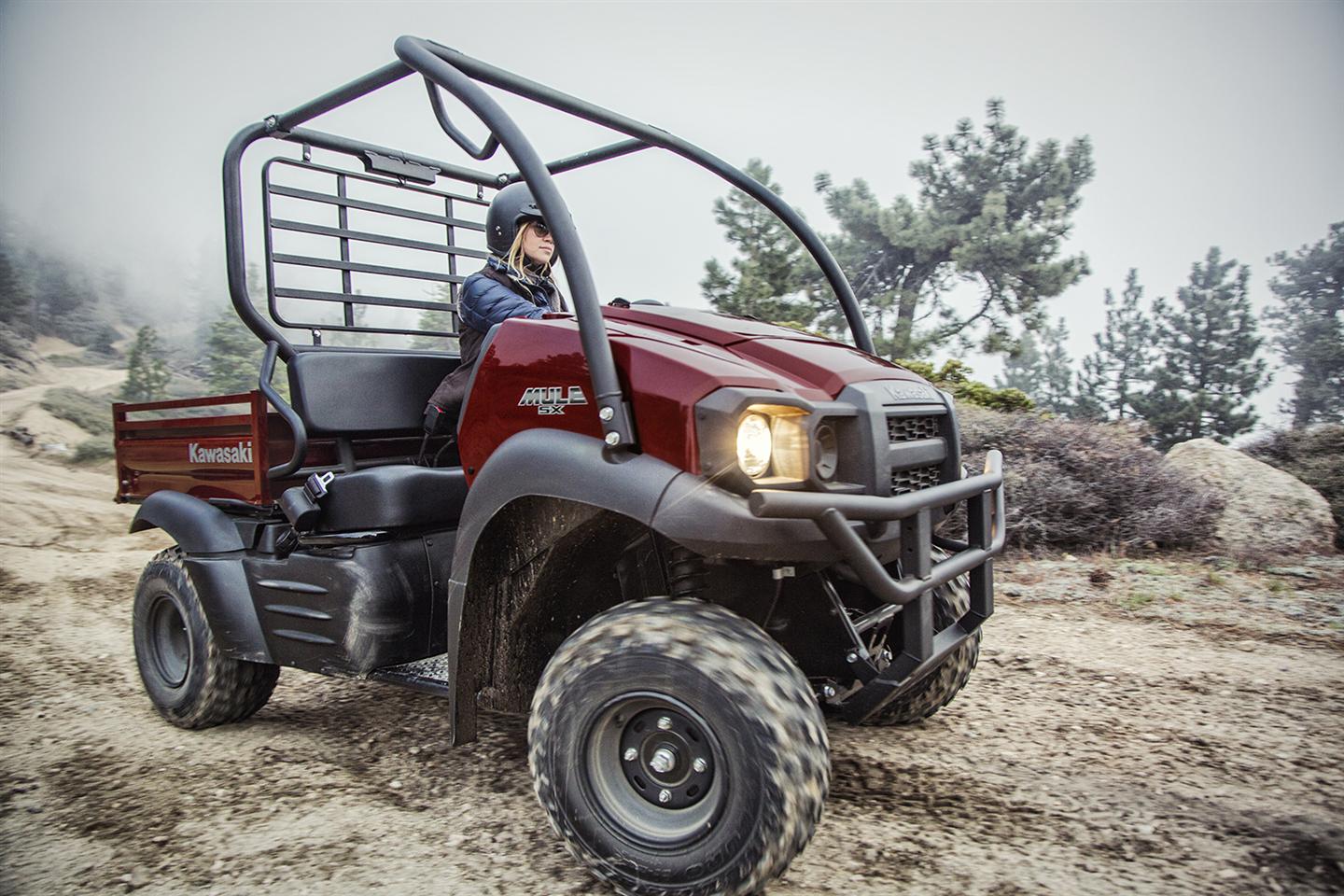 Kawasaki Mule Sx Winch 2" Receiver Hitch Mount Bracket For 2017-2025 Kawasaki Mule SX - Rear Tow Hitch, No Drilling Rear Trailer Hitch Mount - Foto 10