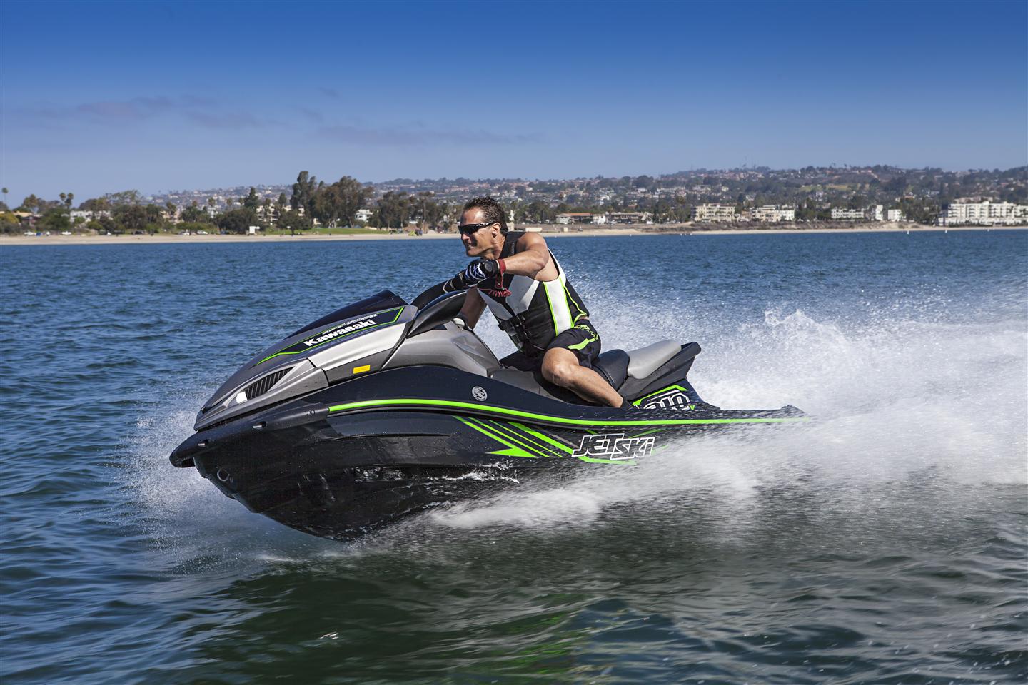 SBU 600 Denier PWC Cover For Kawasaki Jet Ski Ultra 310X – 2014-2020, Black/Gray
