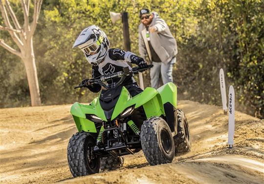 kawasaki racing four wheelers