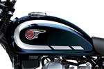 Classic-Style Teardrop Fuel Tank with 3D Emblem