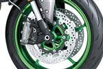 Brembo front brake package with stainless-steel braided lines