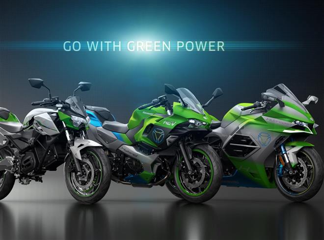 Kawasaki reveals carbon neutrality plans at EICMA | Go with Green Power