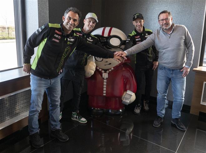 CMS and Kawasaki Racing Team extend their partnership