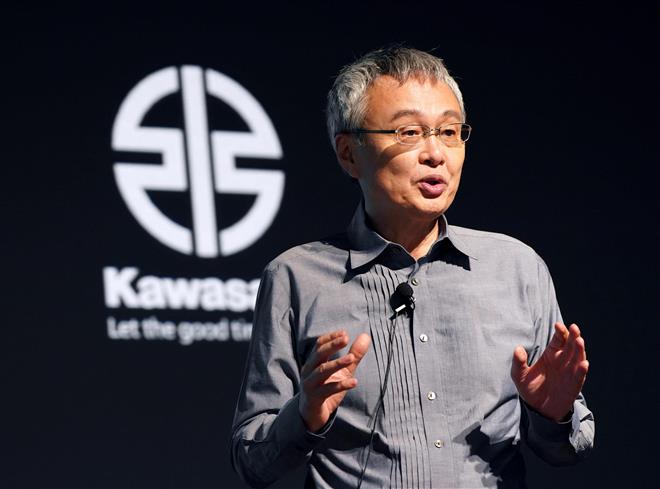 President of Kawasaki Motors, Ltd. visits EICMA and reveals future plans