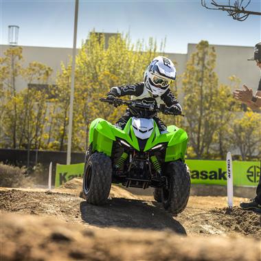 kawasaki racing four wheelers