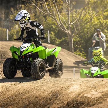 kawasaki racing four wheelers