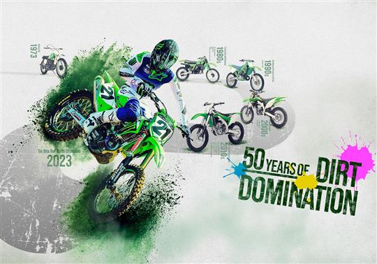 Kawasaki Motocross Legends Celebrate 50 Years Of The KX - Cycle News