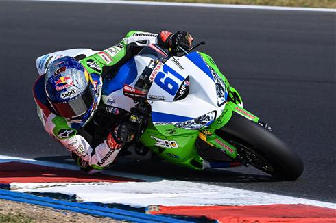 Öncü and Puccetti Kawasaki WorldSSP Portimao bound 