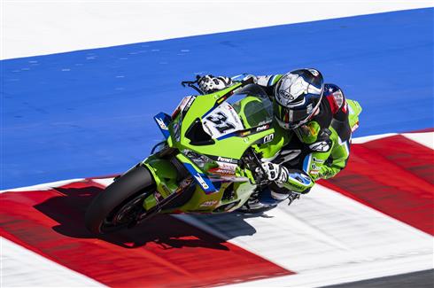 Gerloff Battling Hard On Day One At Misano