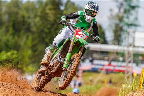 Romain Febvre qualifies third in Latvia
